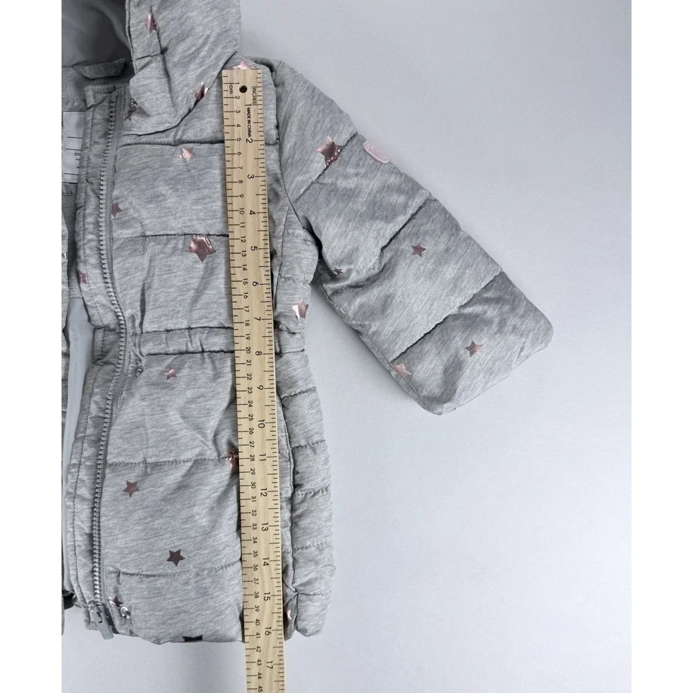 Baby GAP Girls ColdControl Max Hood Insulated Water Resistant Star Puffer 18-24M